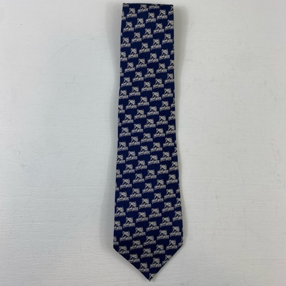 Penn State University Nittany Lions Mascot 100% Imported Silk Classic Neck Tie - Picture 3 of 7